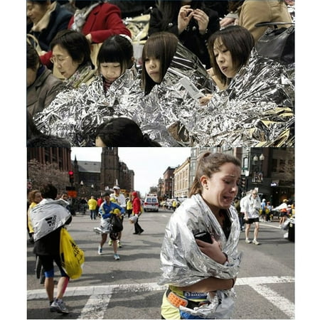 Portable Waterproof Emergency Space Rescue Thermal Mylar Blanket 1.3 x 2.1m Portable Waterproof Emergency Space Rescue Thermal Mylar Blanket 1.3 x 2.1m